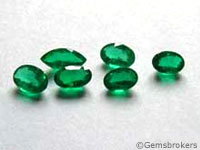 Emeralds mixed cuts