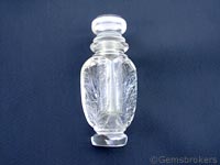 Rock crystal snuff bottle
