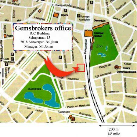 Adresse Gemsbrokers Anvers